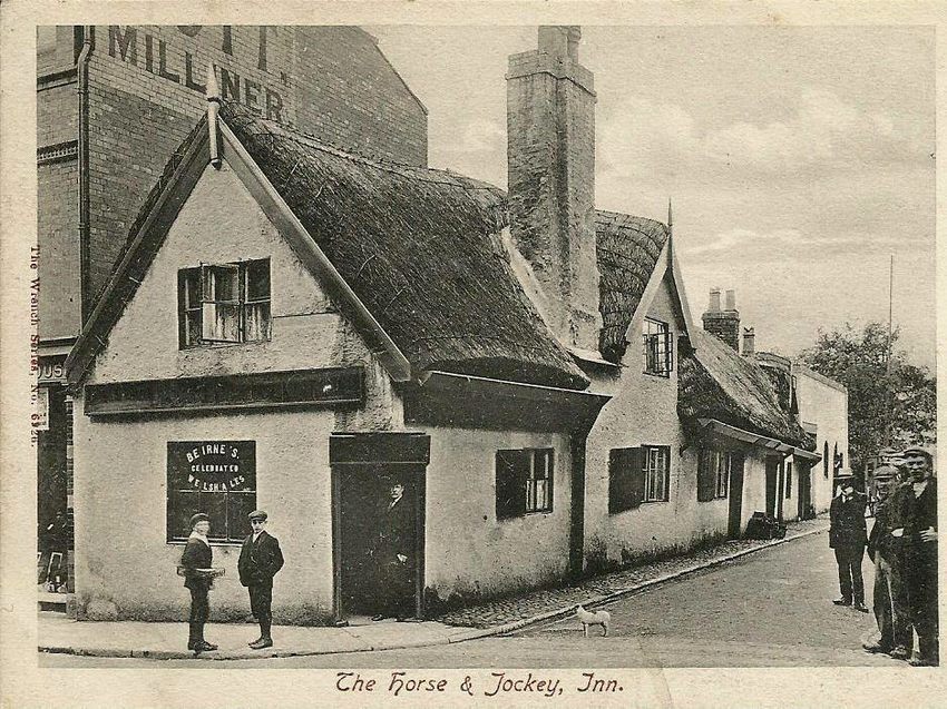 Old photo of Horse and Jockey
