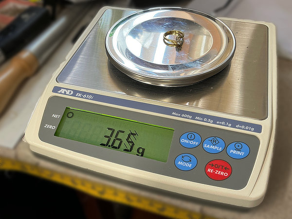 Weighing gold before we can make an offer